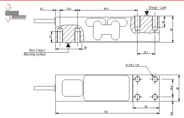 AXH稱重傳感器 AXH稱重傳感器