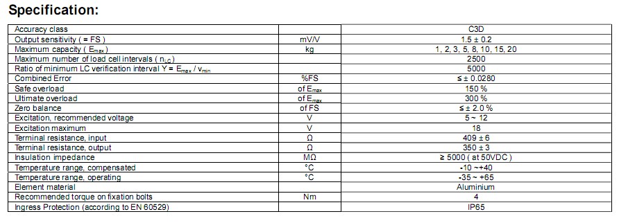 L6J-C3D稱重傳感器 L6J-C3D稱重傳感器