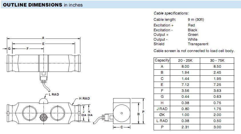 9323-20klbs稱重傳感器 9323-20klbs稱重傳感器